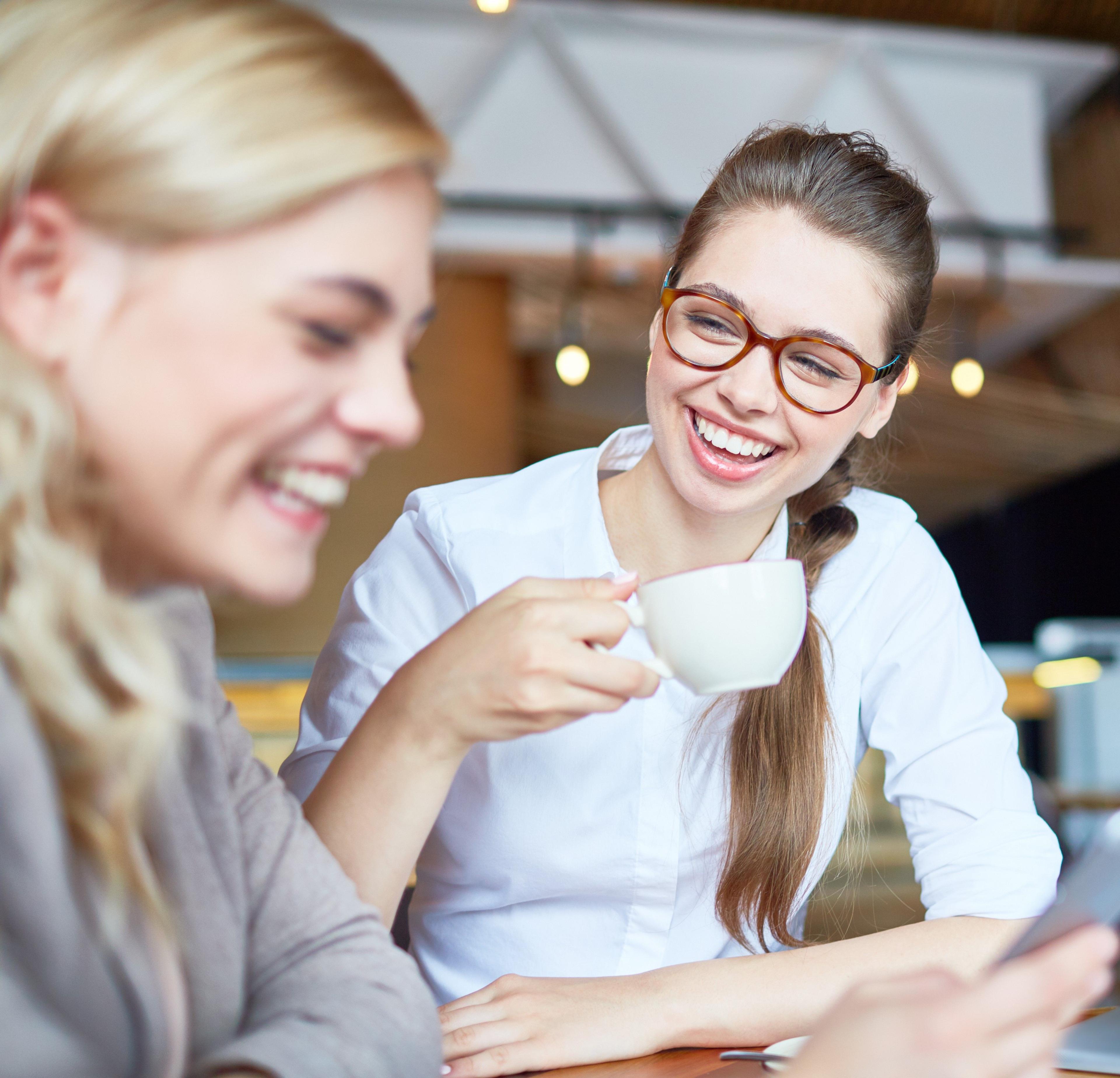 Lehrer-Informations-Kaffeetrinken